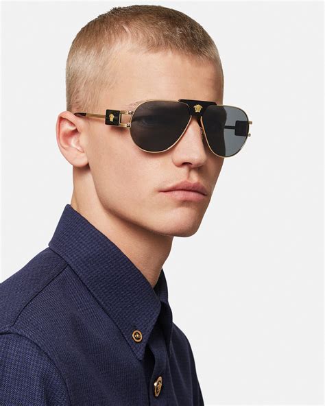 versace glasses aviator|versace sunglasses official website.